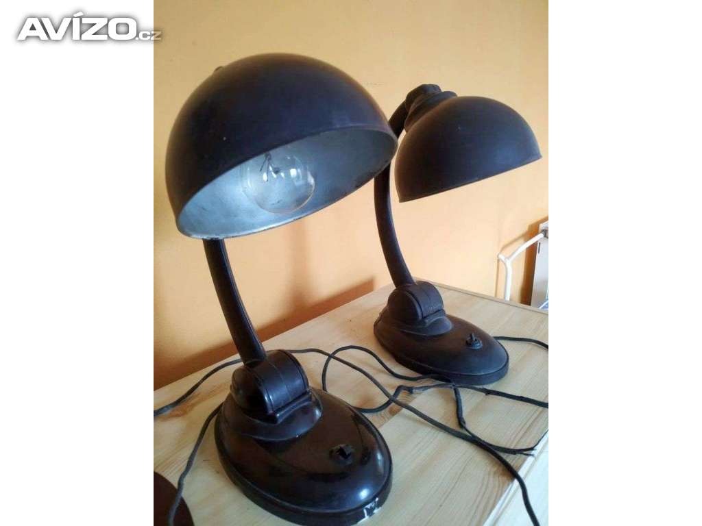 Starožitné (retro) stolní lampičky. 