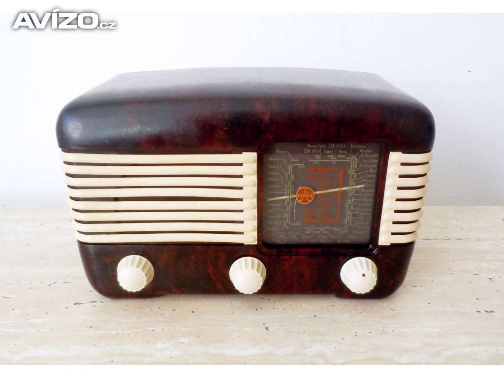 Starožitné rádio Tesla Talisman 306U po celkové renovaci