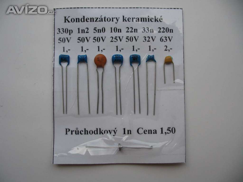 Kondenzátory keramické, TGL a další