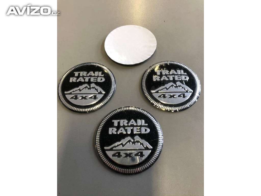Středové pokličky /samolepky alu kola 4X4 TRAIL