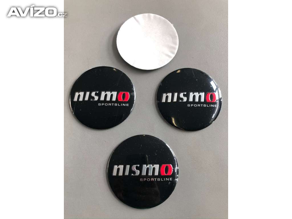 Středové pokličky / samolepky alu kola NISMO sport