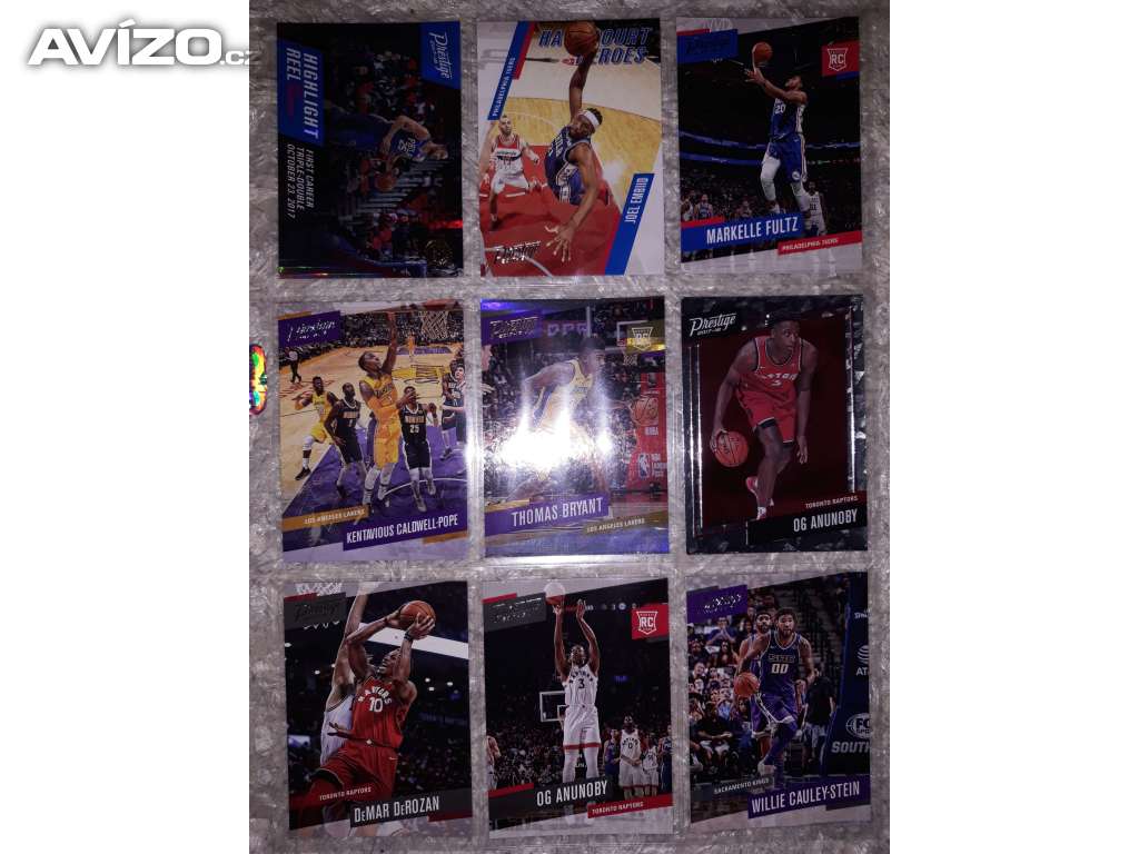 PANINI PRESTIGE BASKETBALL KARTY 2017-2018
