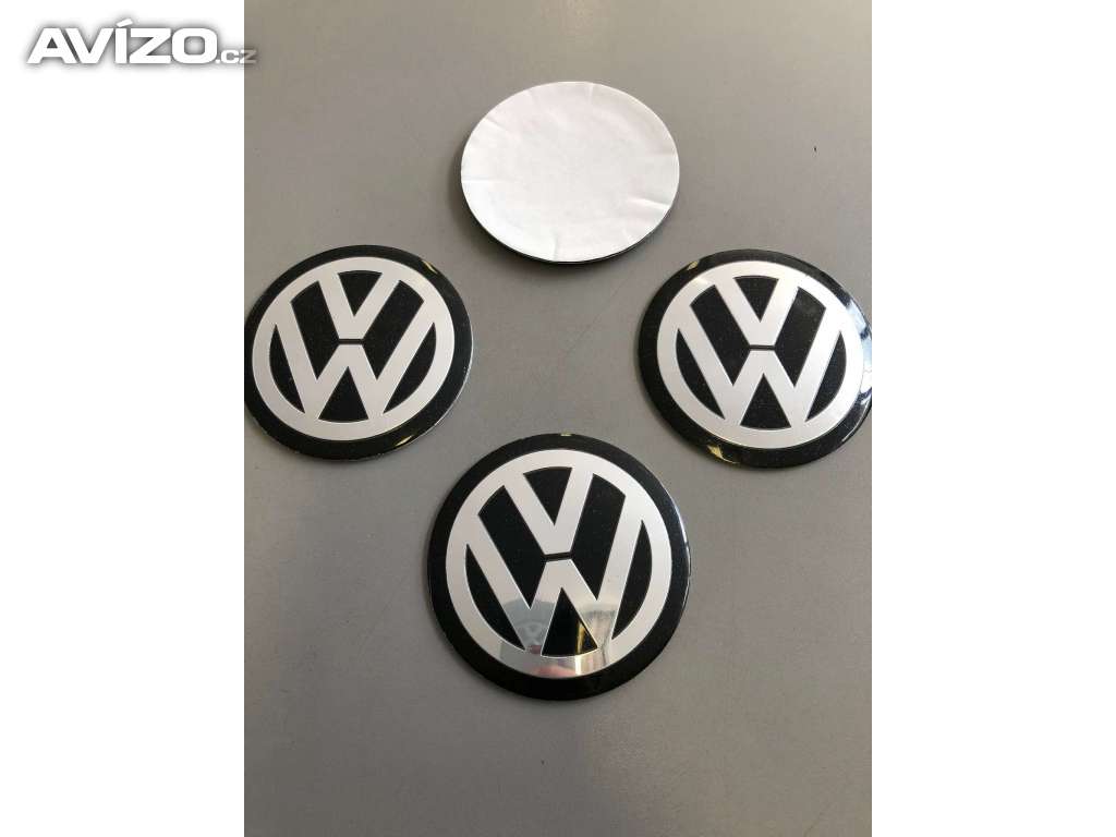 70 mm Středové pokličky / samolepky alu kola - VW
