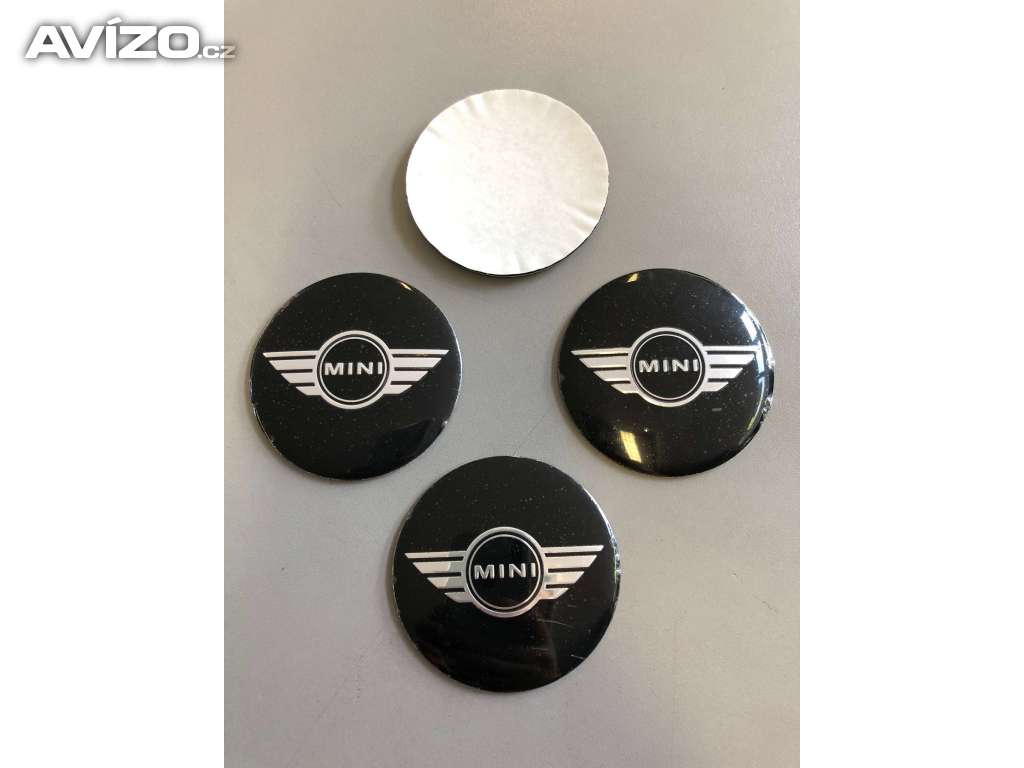 Středové pokličky / samolepky alu kola MINI COOPER