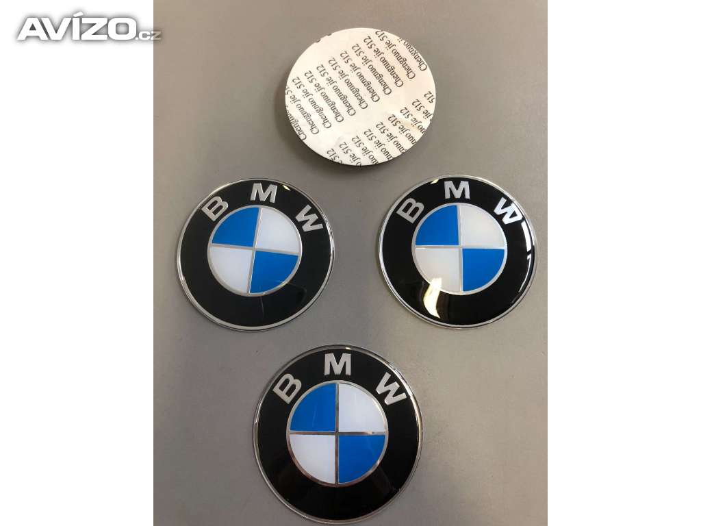 Středové pokličky / samolepky alu kola BMW 64mm