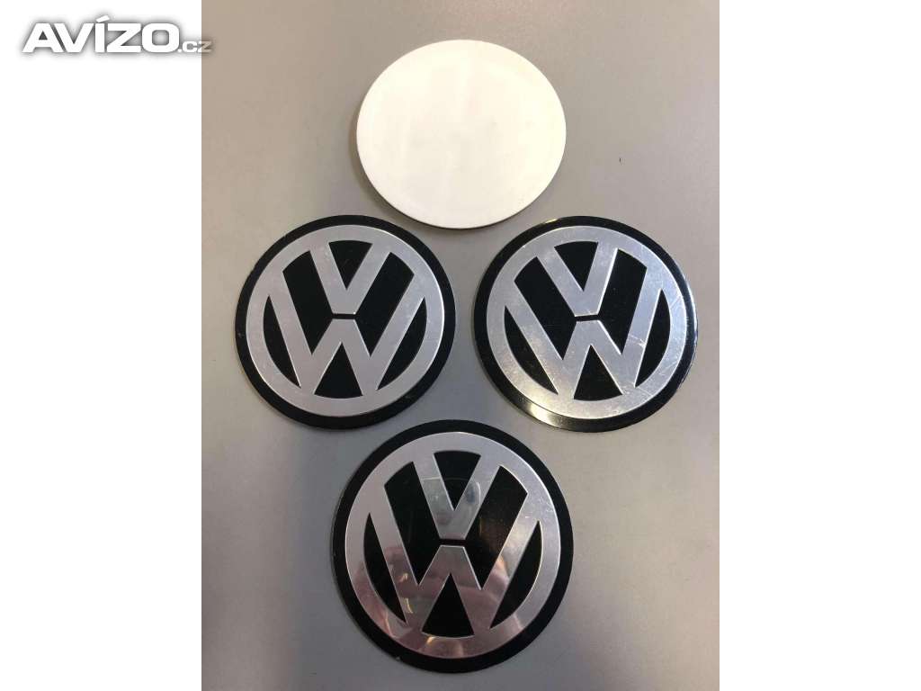 90 mm Středové pokličky / samolepky alu kola - VW