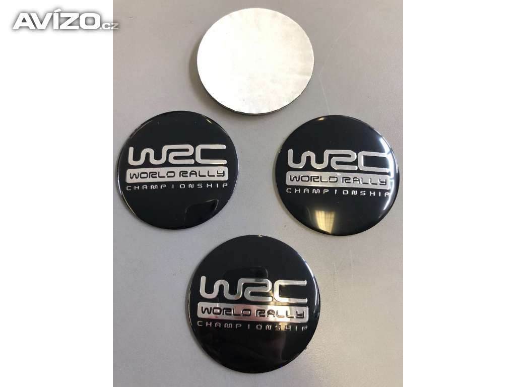 Středové pokličky / samolepky na alu kola - WRC