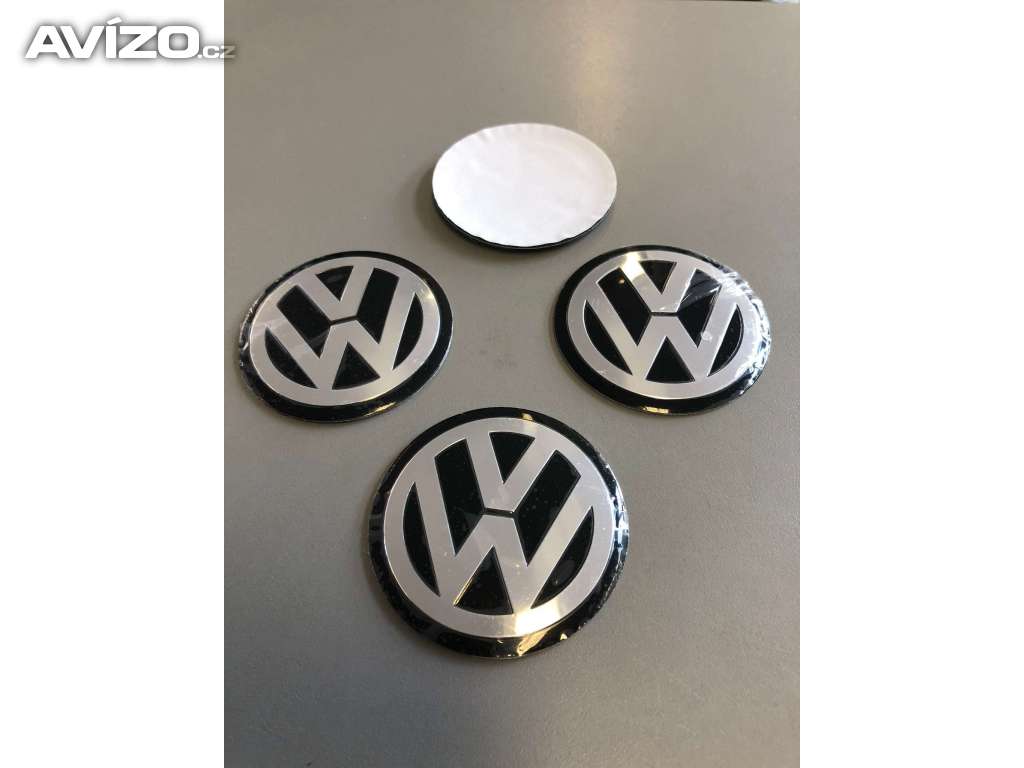 56 mm Středové pokličky / samolepky alu kola - VW