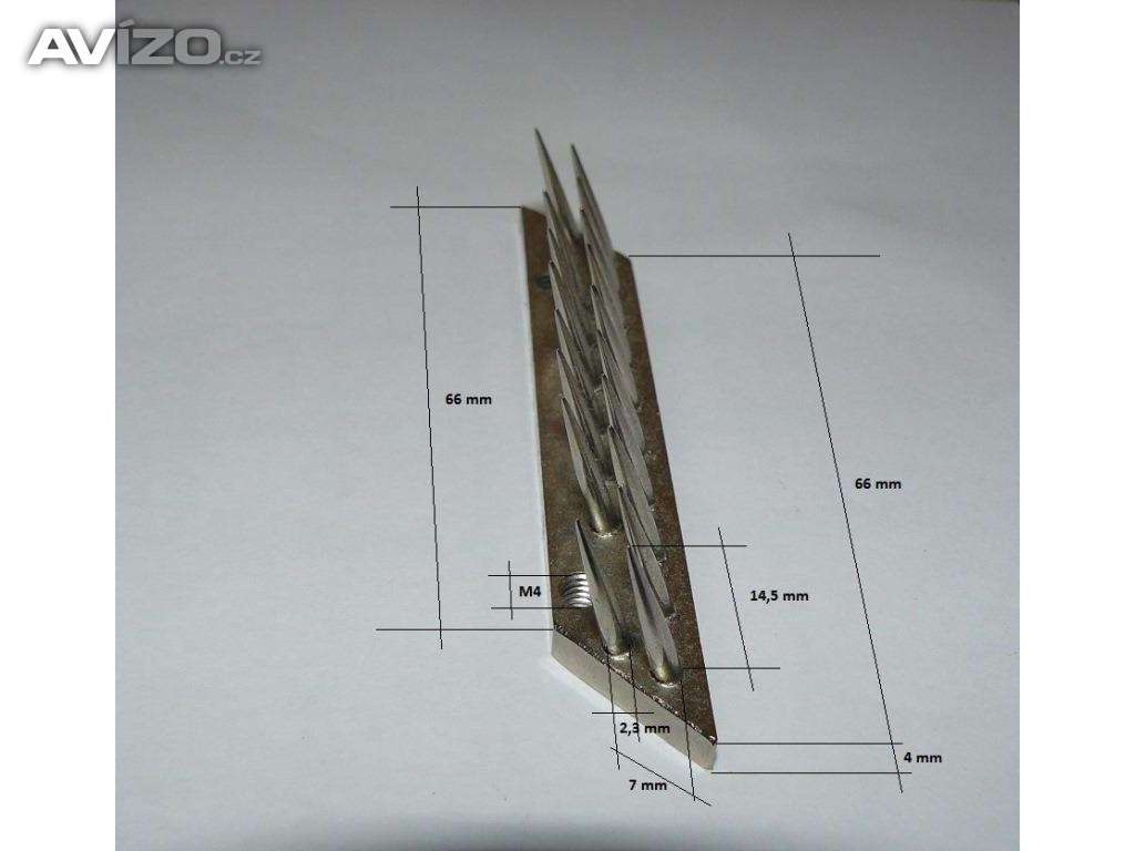 JEHLOVÉ DESTIČKY 18x2,3x18,5 k napínacímu rámu ELITEX
