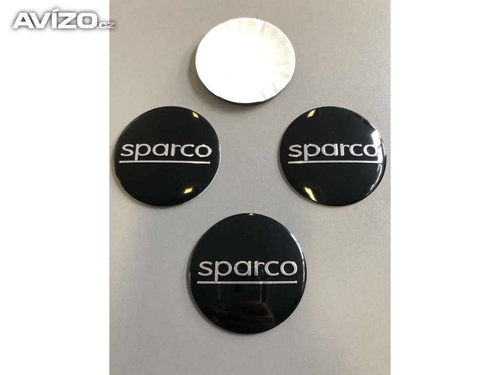Hlavní fotka pro Středové pokličky / samolepky alu kola - SPARCO