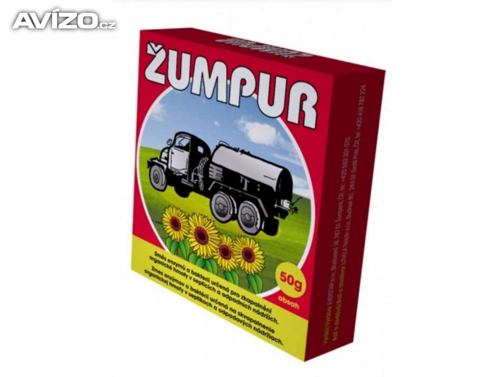 Aktivátor septiků ŽUMPUR 50g /www.rostliny-prozdravi.cz