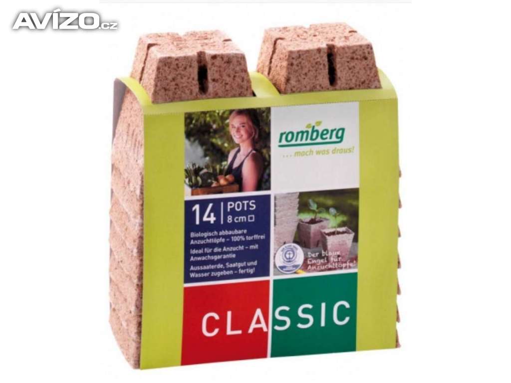Květník NATUR 8x8cm /14ks : www.rostliny-prozdravi.cz