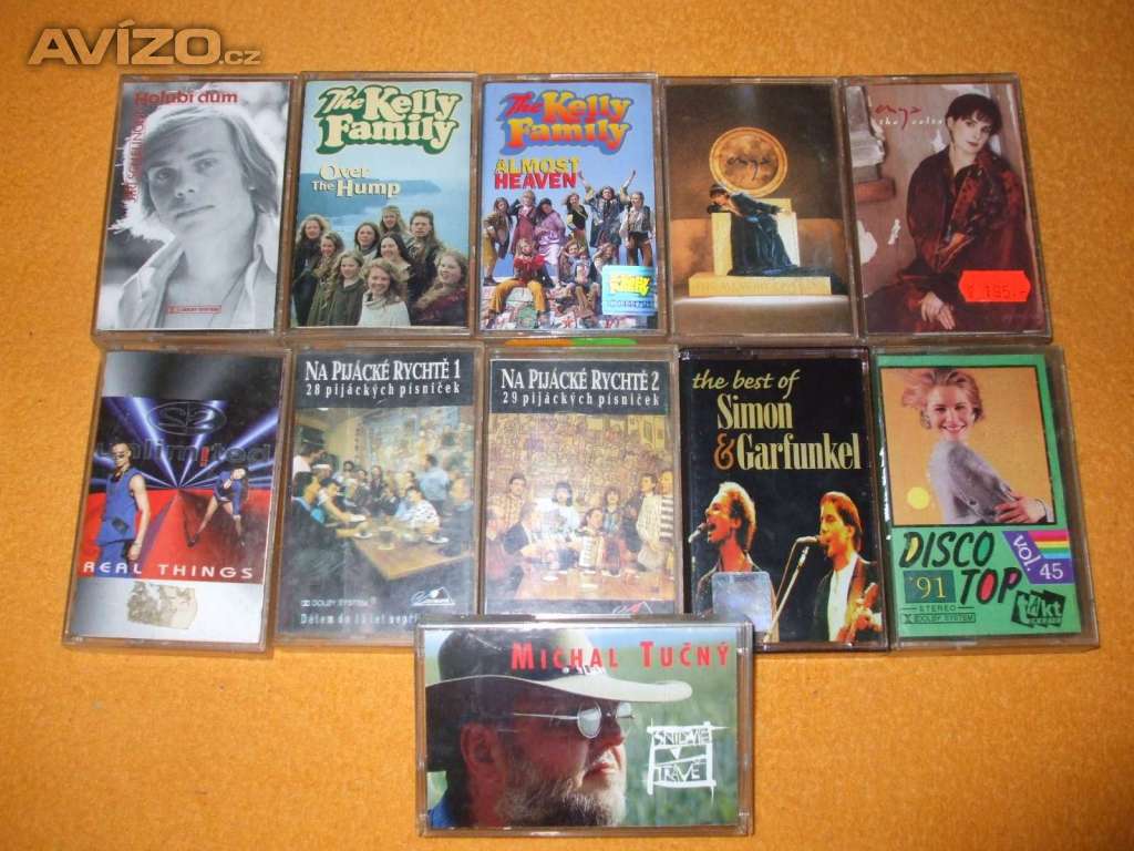 Prodám audiokazety