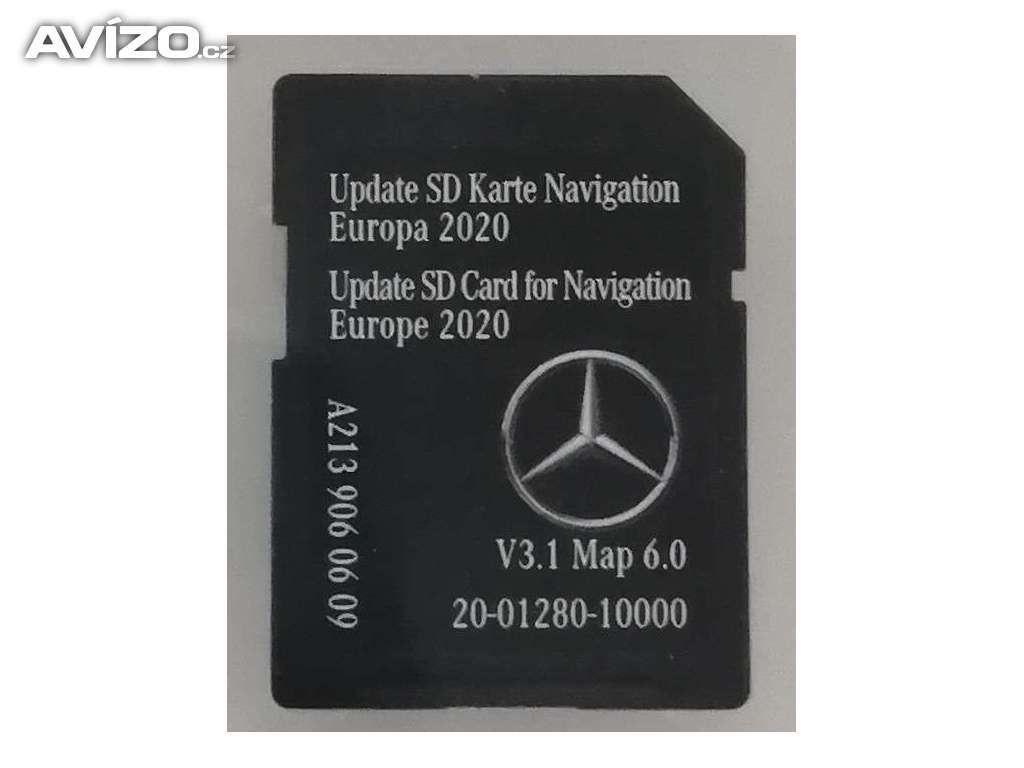 Mapy SD Karta Mercedes Garmin Map Pilot NTG5.5 2020 (V6)