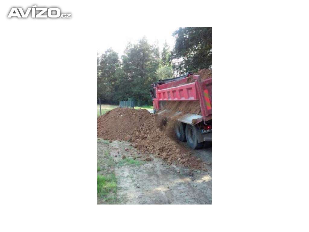 Zemina, hlína, ornice, jílovka-1xTATRA (6ti kola)=1.080,-Kč
