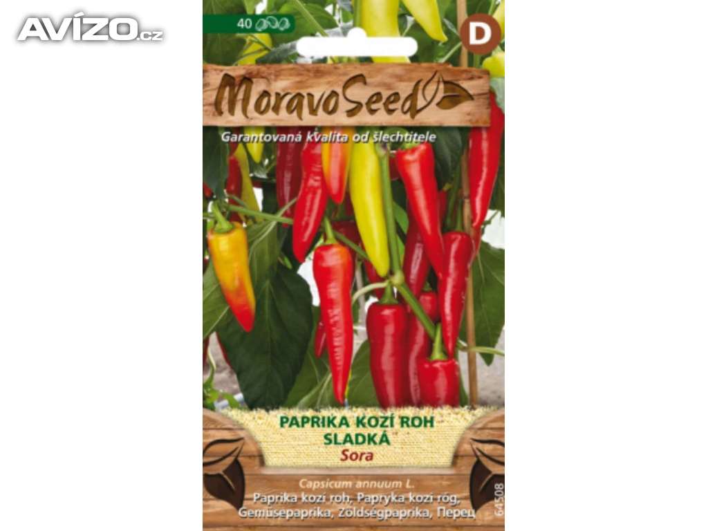 Paprika sladká, kozí roh (semena) levna-semena.cz