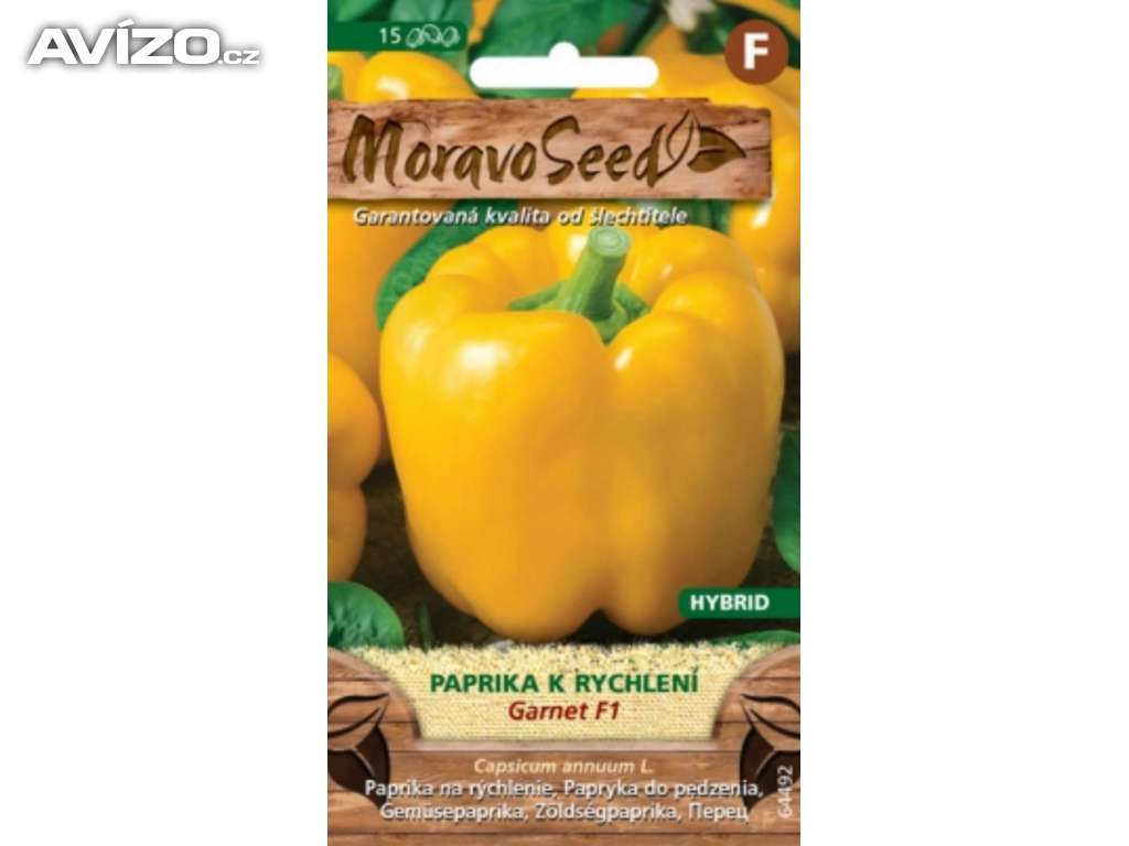 Paprika k rychlení, Garnet F1 (semena) www.levna-semena.cz