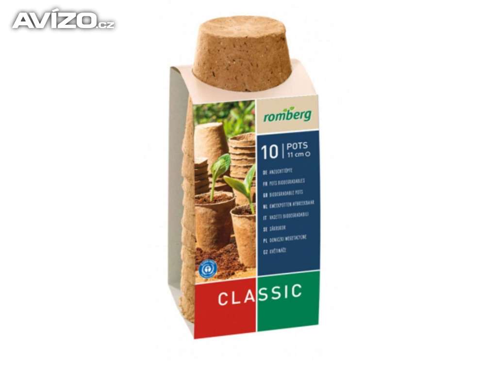 Květník NATUR d11cm 10ks / www.rostliny-prozdravi.cz