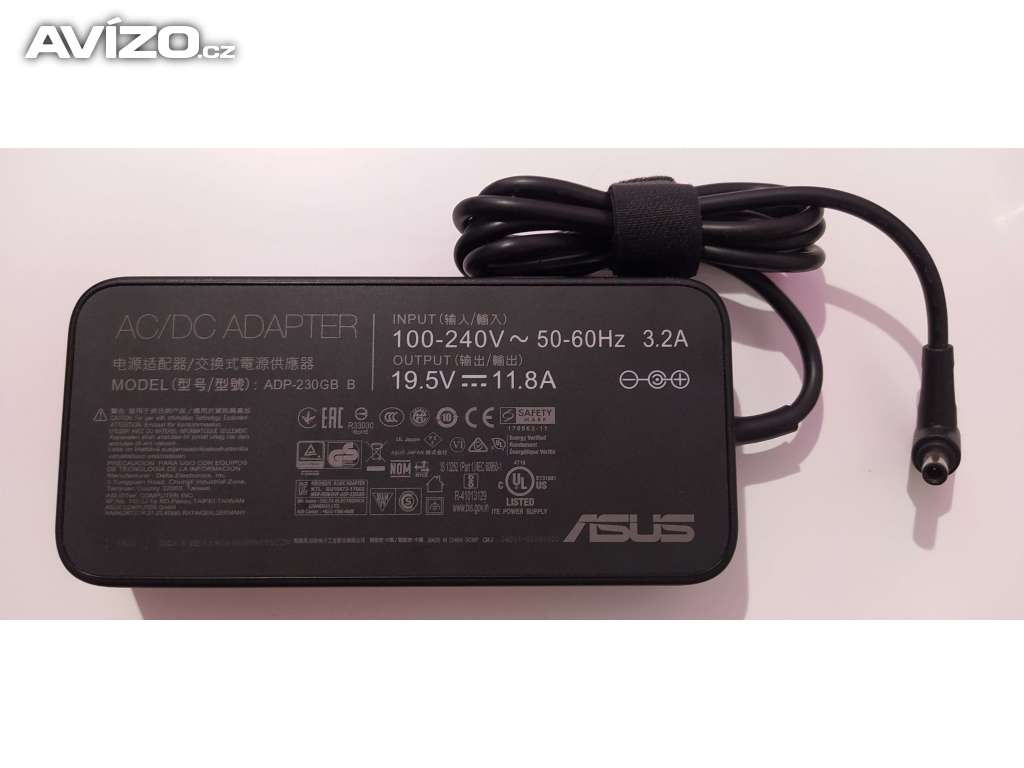 Originální AC adaptér (k herním ntb) až 230W / 11,8A - SLEVA 70%