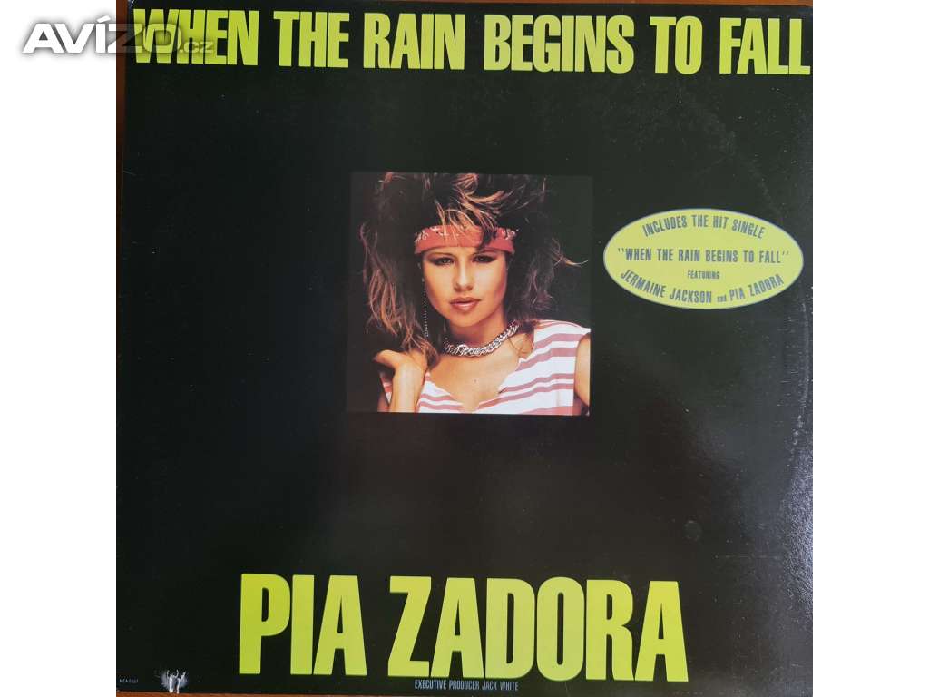 LP - PIA ZADORA / When The Rain Begins To Fall