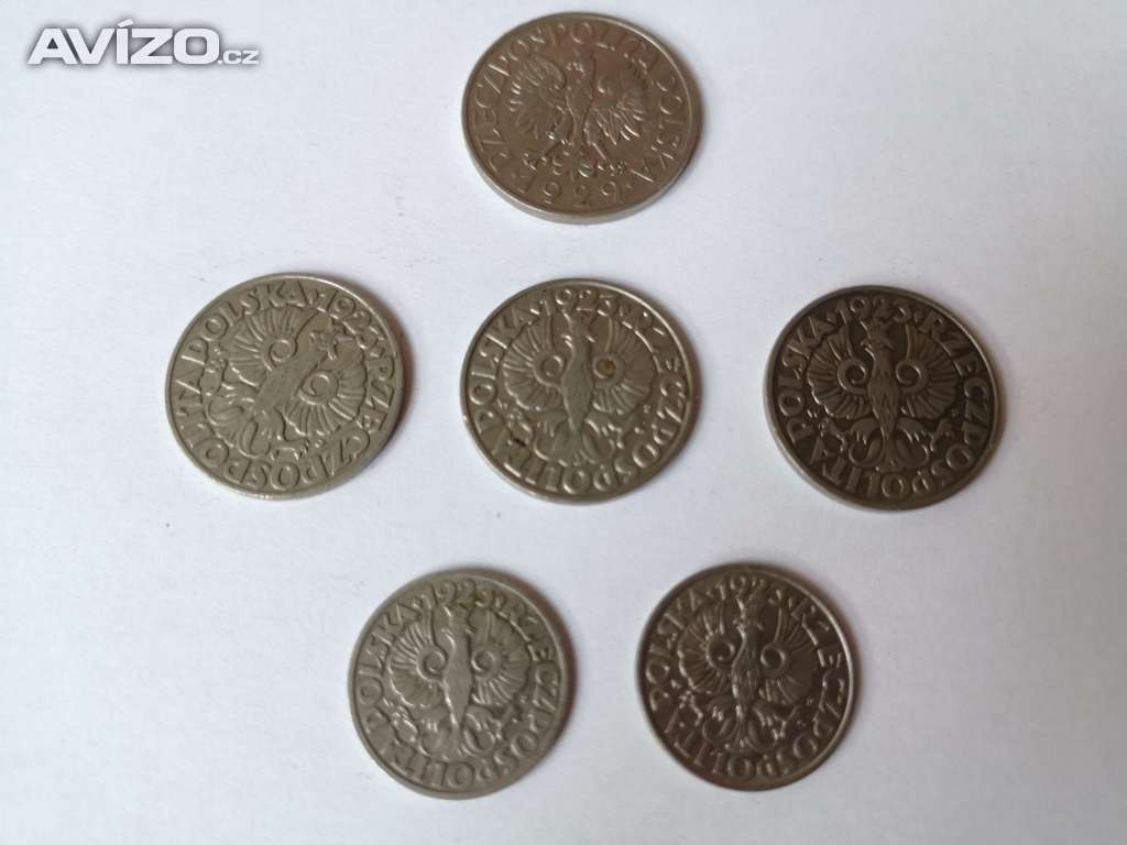 Groše z roku 1923 a 1929