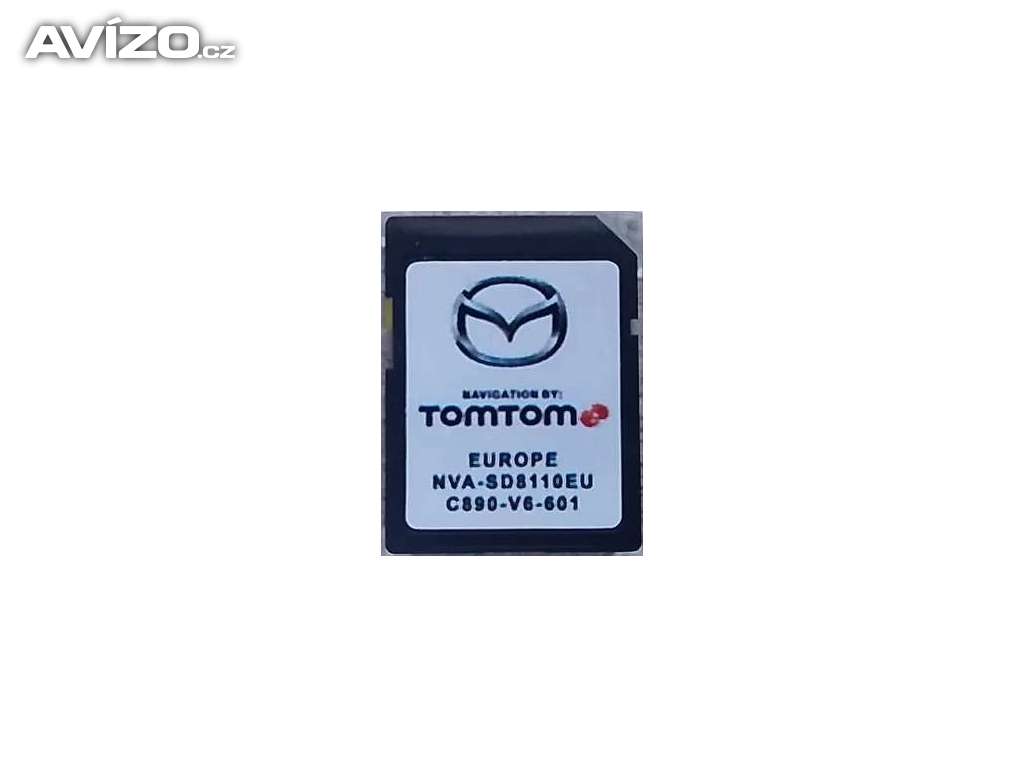 Nove mapy SD karta MAZDA AVN1 NVA-SD8110 EU LIVE r. 2022-23