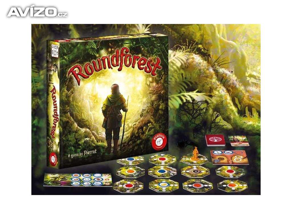 Hlavní fotka pro Stolní strategická hra Roundforest - Zakletý les od Piatnik - nová ,nepoužitá, originálně zabalená