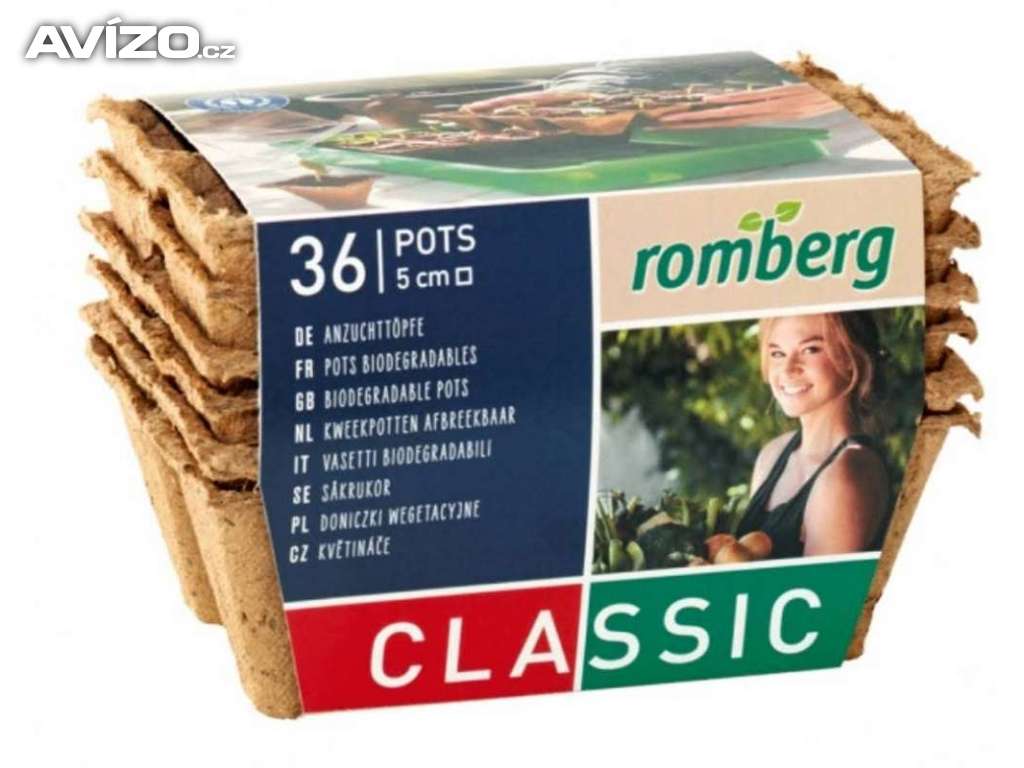 Květník NATUR 5x5cm 36ks / www.rostliny-prozdravi.cz