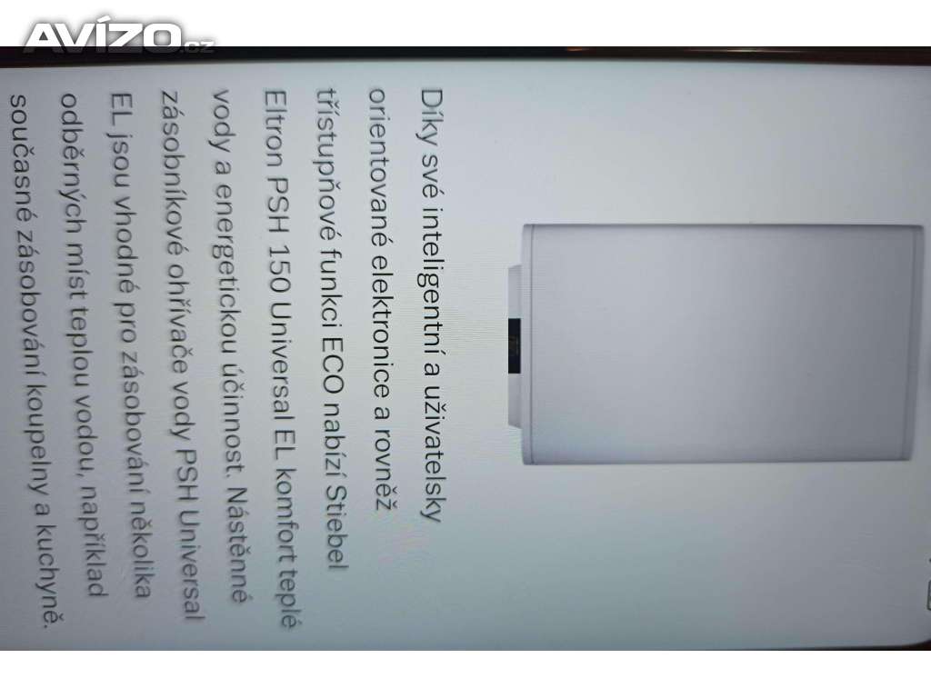 Prodej elektrického ohřívače vody