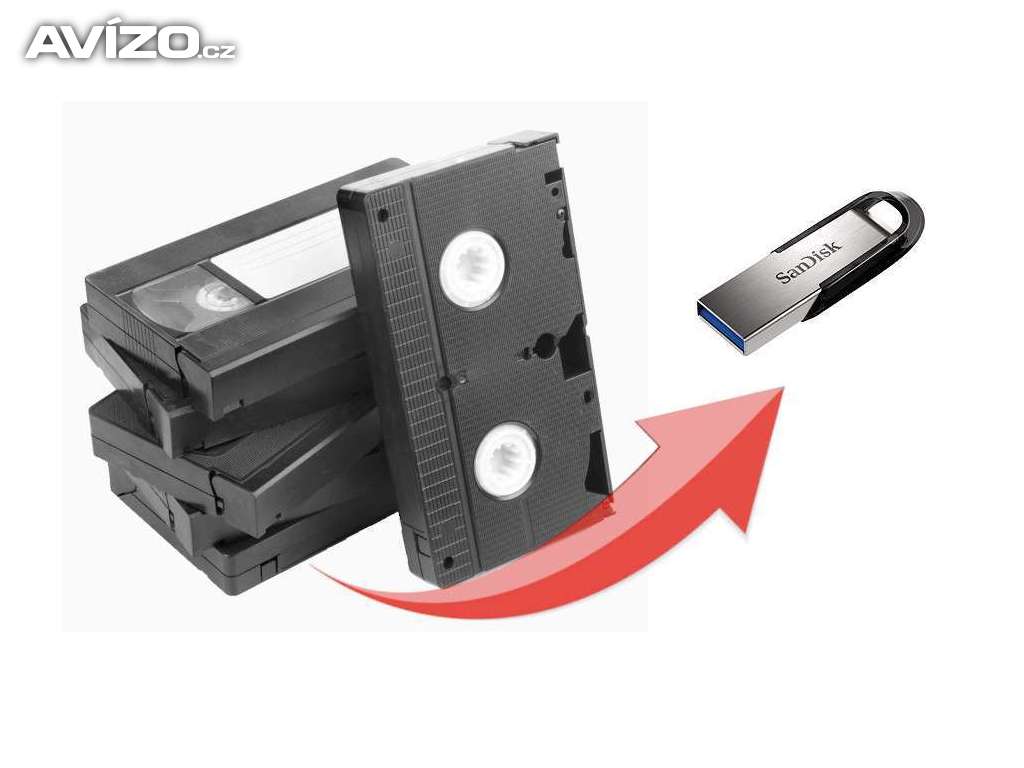Digitalizace videokazety VHS na USB flash disk