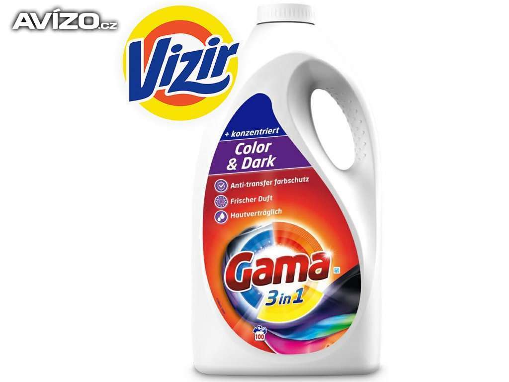 Vizir Gama Color prací gel  100 dávek