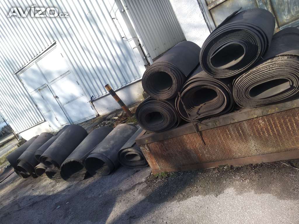Gumy gumový pás tloušťky cca 10mm