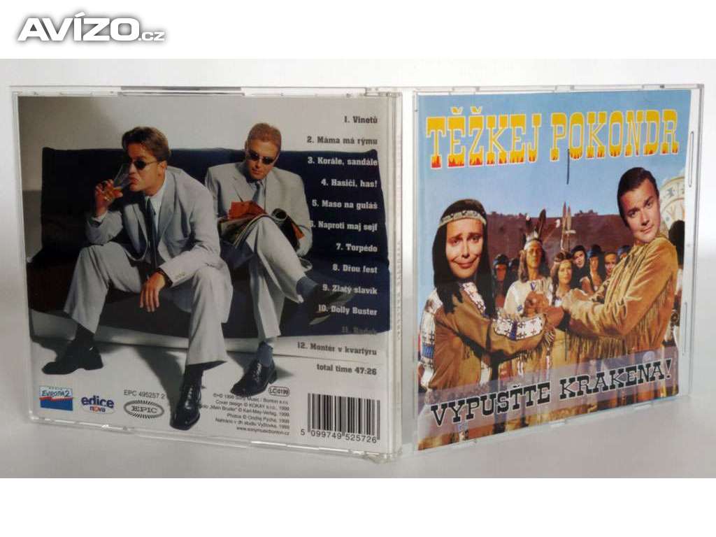 CD TĚŽKEJ POKONDR - Vypusťte Krakena, 1999, TOP stav