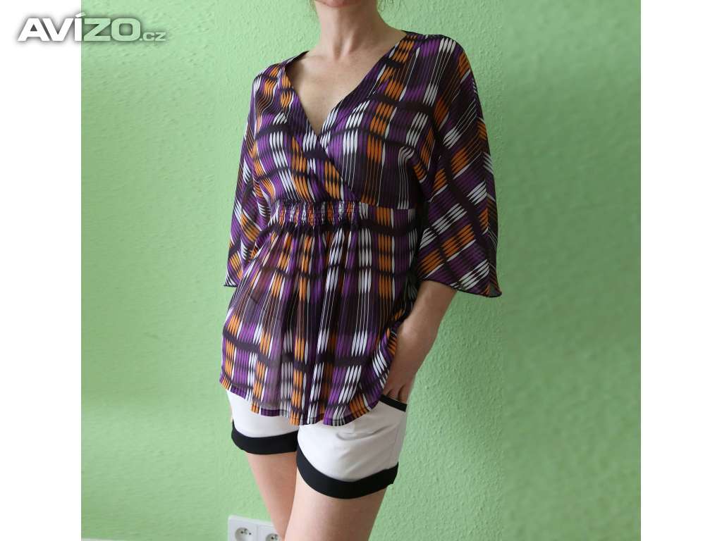 Nová lehoučká letní vzorovaná tunika, M-XL