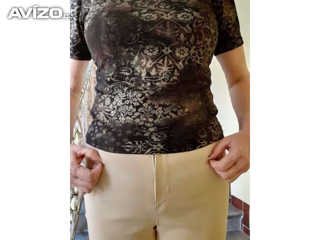 Lehké letní dámské kalhoty - vel. M