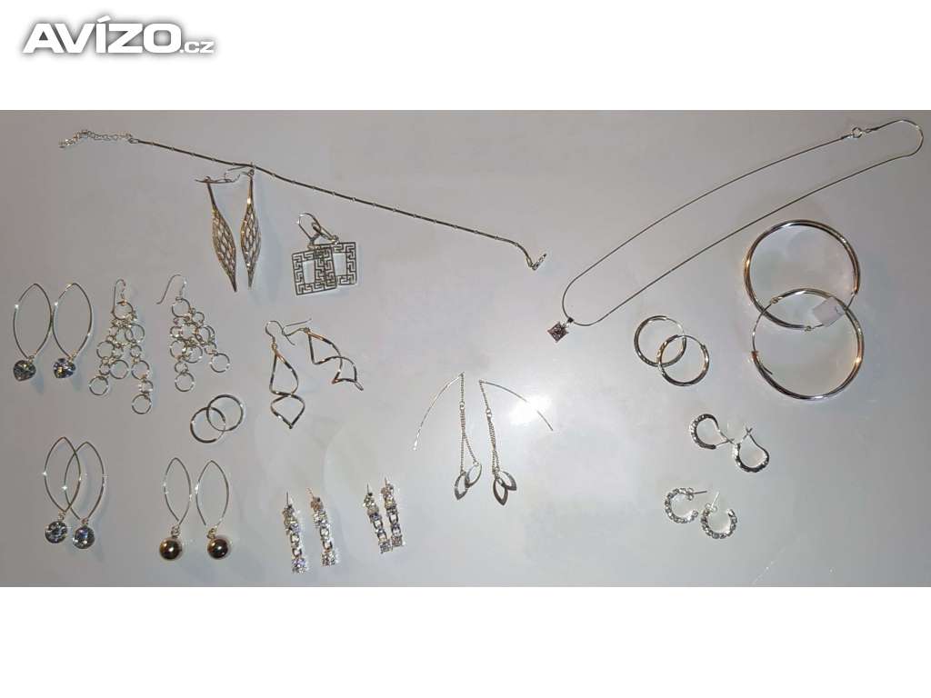 Nové stříbrné šperky - Cena za gram 40 - 90kč