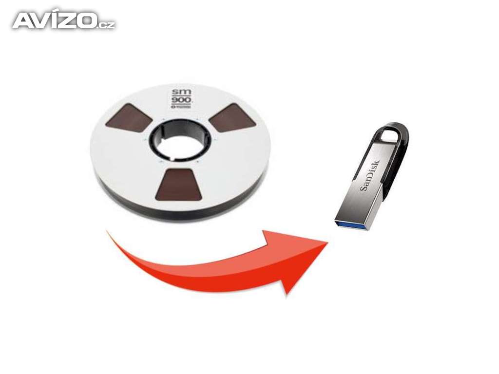 Digitalizace magnetofonového pásku na USB flash disk