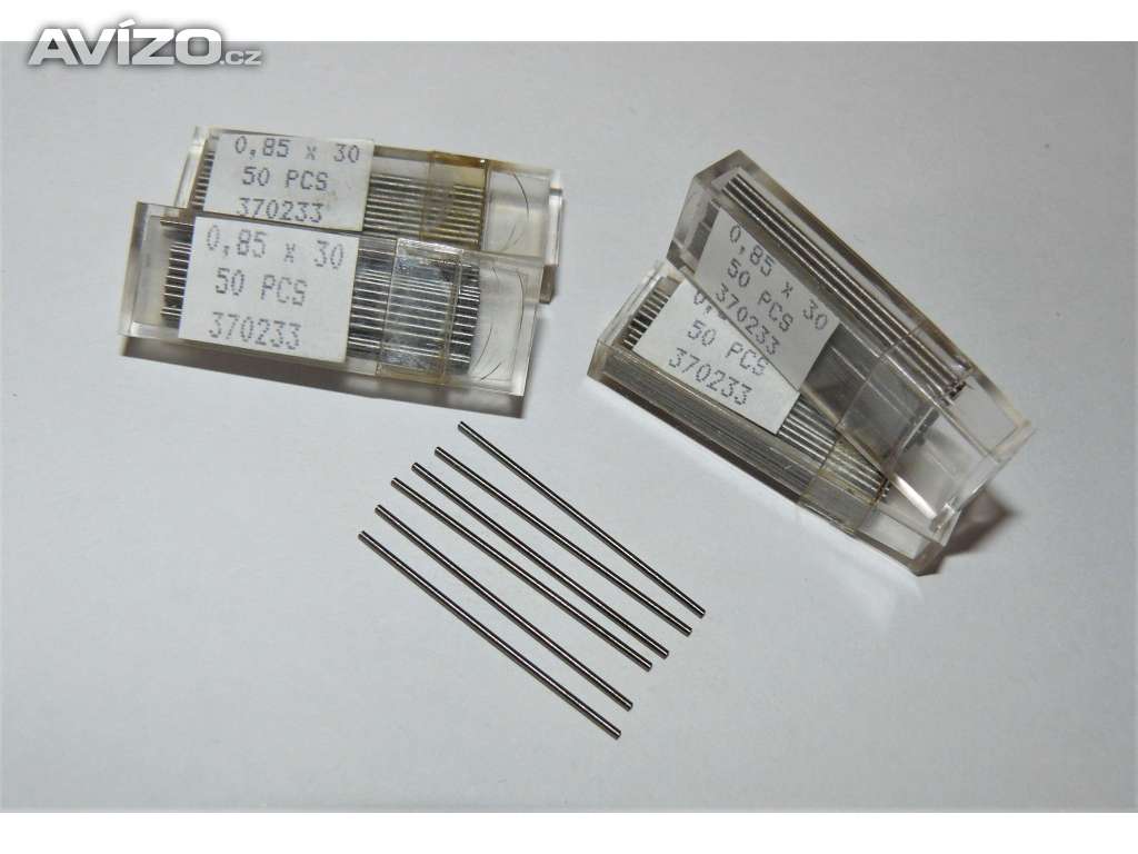 Tyčinky Ø 0,85 x 30 (mm) HSS- polotovary pro vrtáky (kalené)