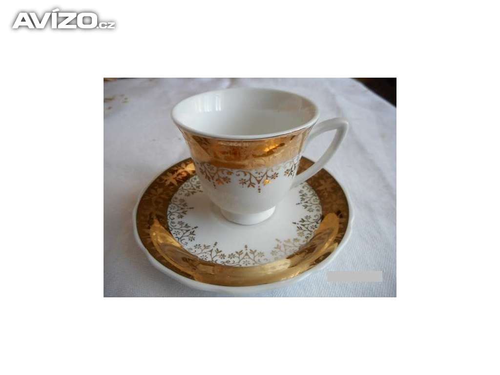 kávový porcelánový set