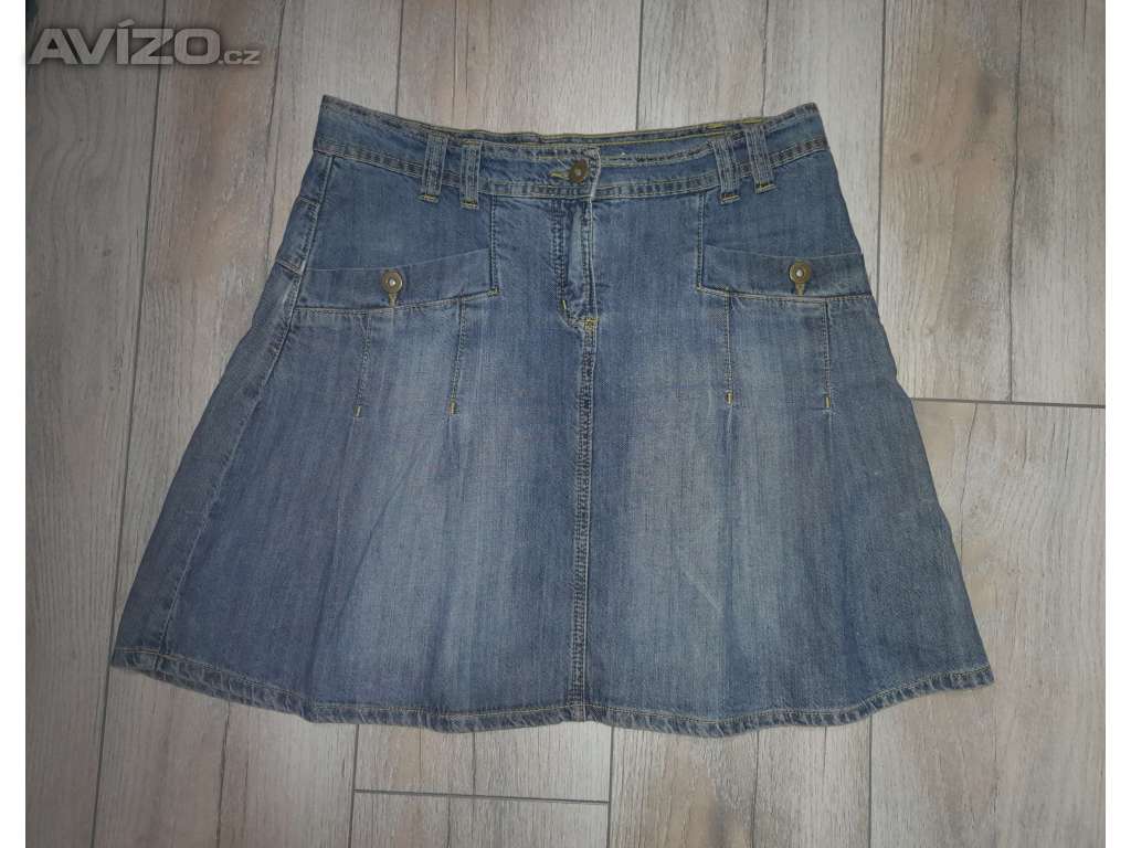 RIFLOVÁ SUKNĚ ZN.C&A VEL.40 