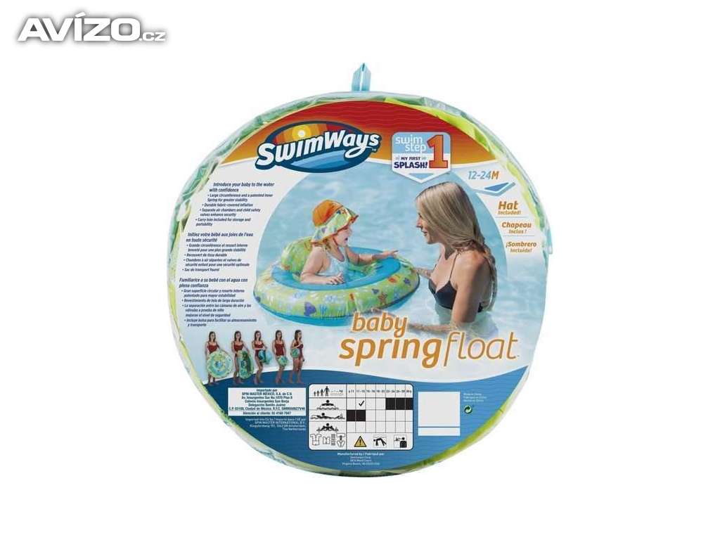 Swimmways baby plovací kruh pro miminka 1-2roky - nový , nepoužitý