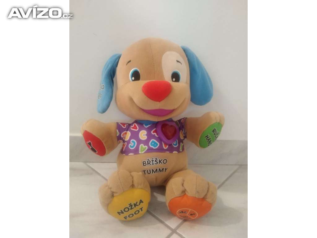Interaktivní plyšový pejsek Fisher Price.