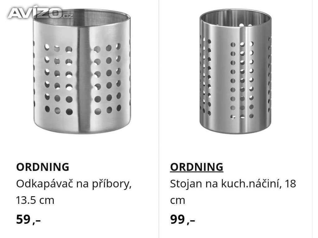 ORDNING odkapávače IKEA