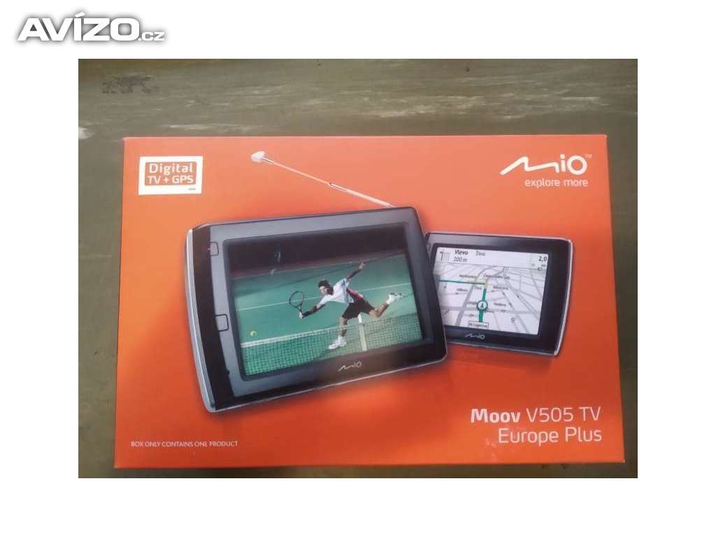 navigace s TV MIO Moov V505 TV