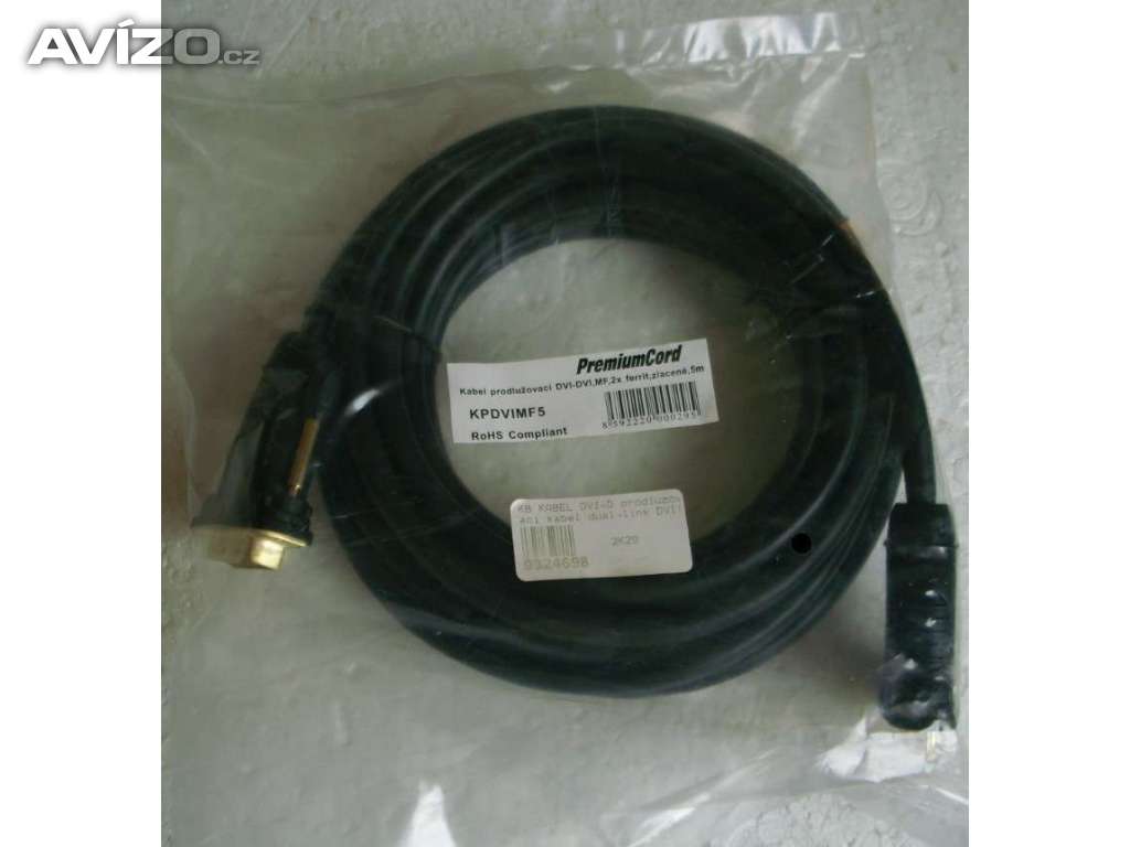 kabel prodlužovací DVI-D