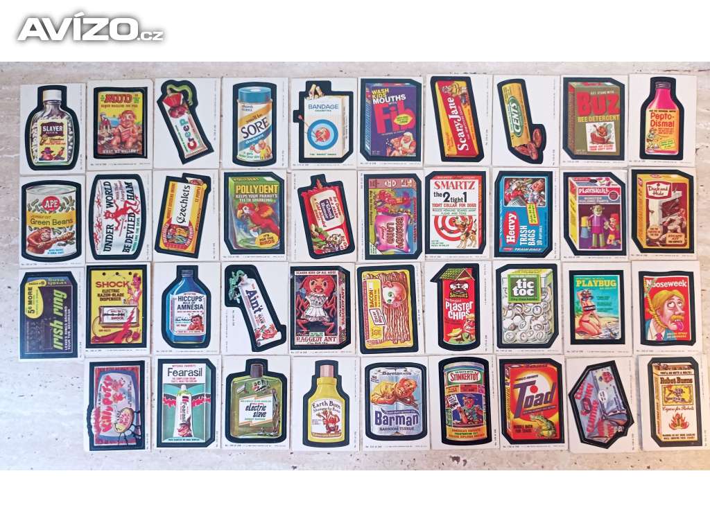 Wacky kartičky - Wacky Packages USA, sběratelství