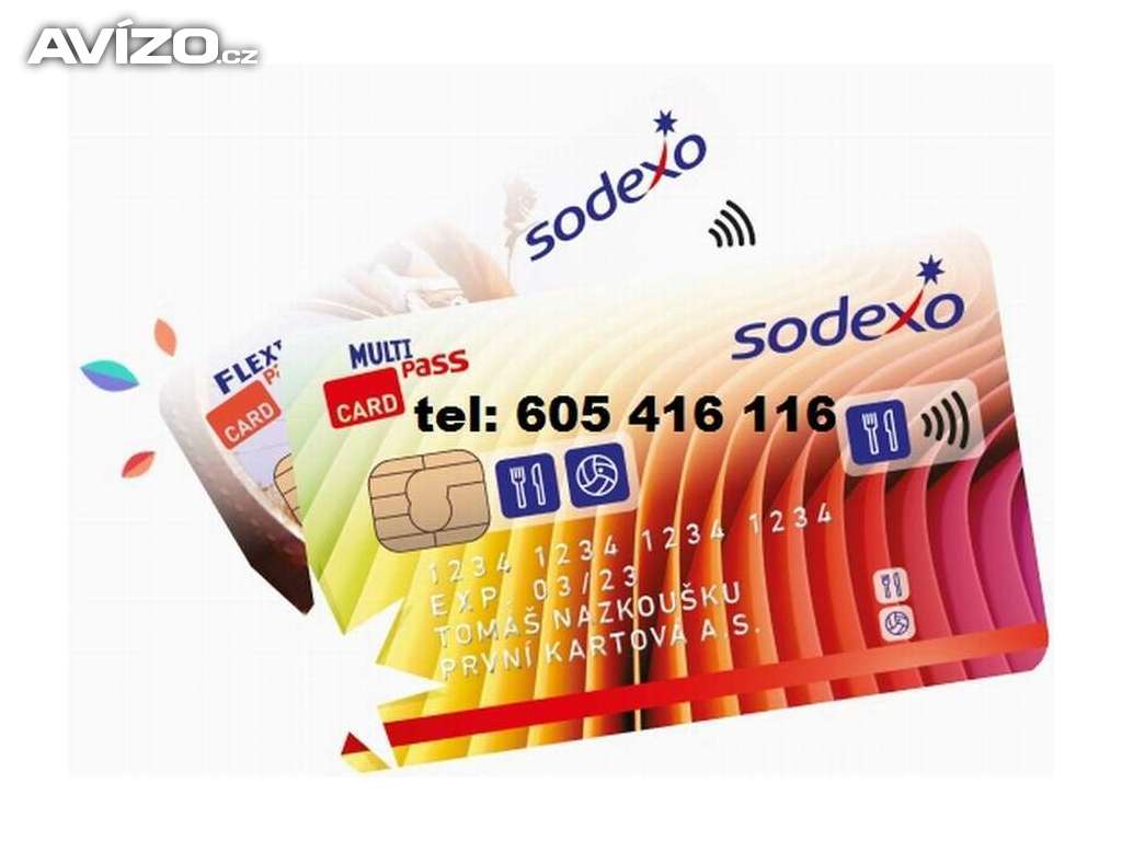 OSTRAVA, PRAHA, BRNO a CELÁ ČR-KOUPÍM STRAVENKY, POUKAZY, BENEFITNÍ KARTY, SODEXO, EDENRED