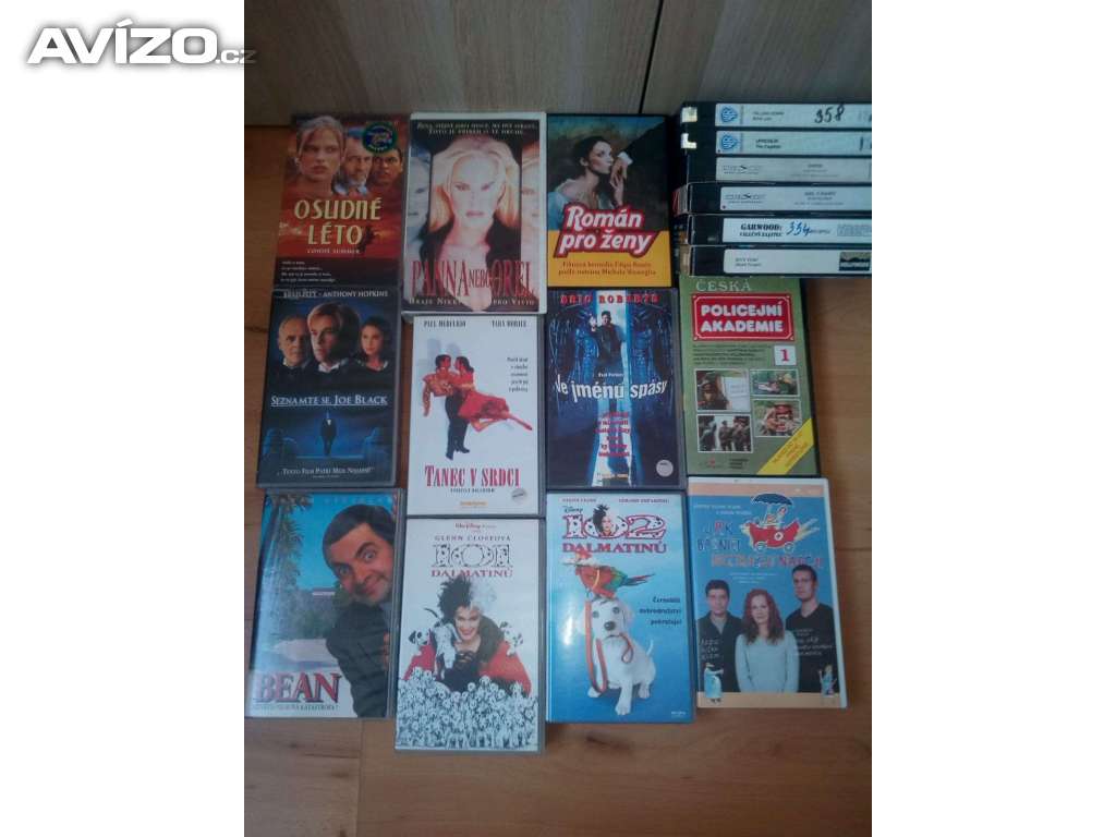 Kazety VHS nahrané original 18ks