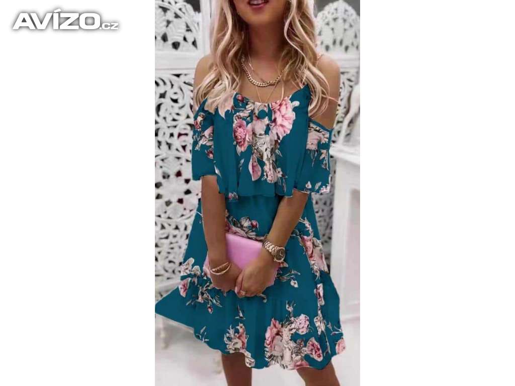 Foto inzerátu Květované šaty na ramínka