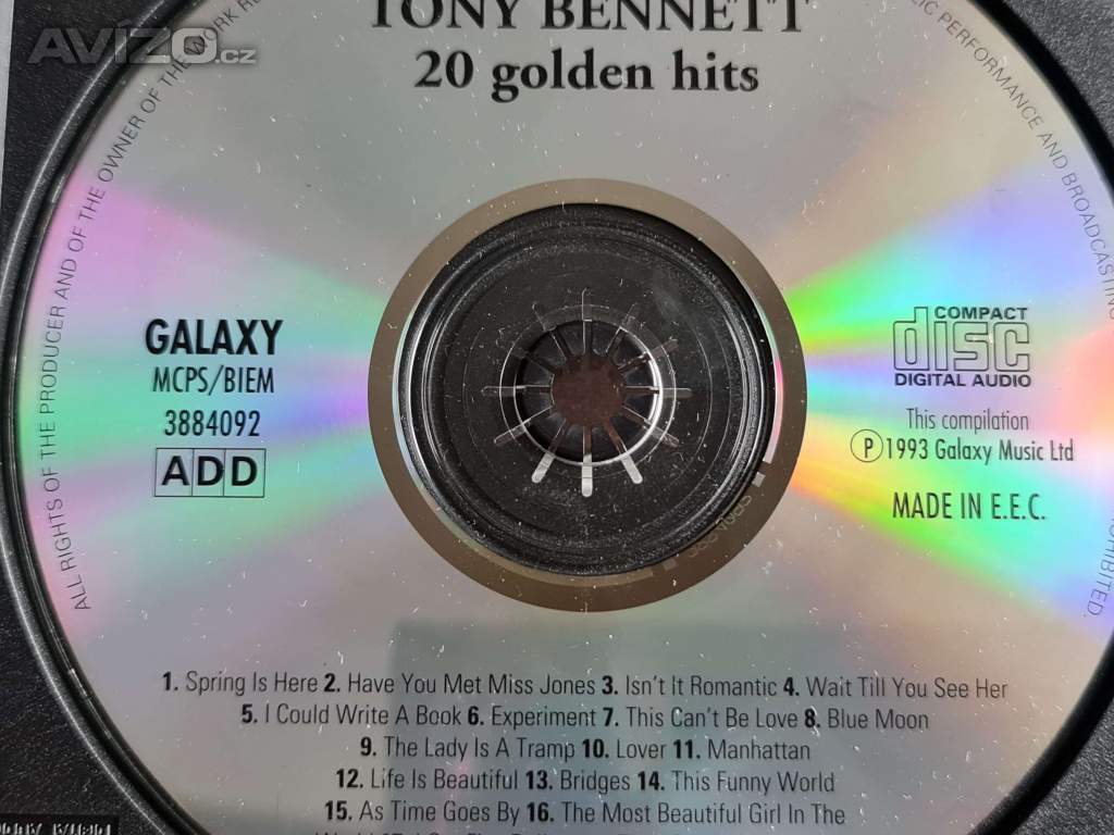 CD - TONY BENNETT / 20 Golden Hits